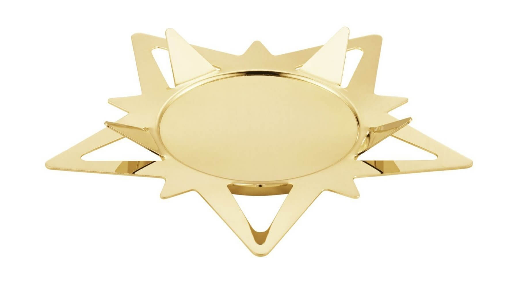 Georg Jensen Classic Christmas kertastjaki gull