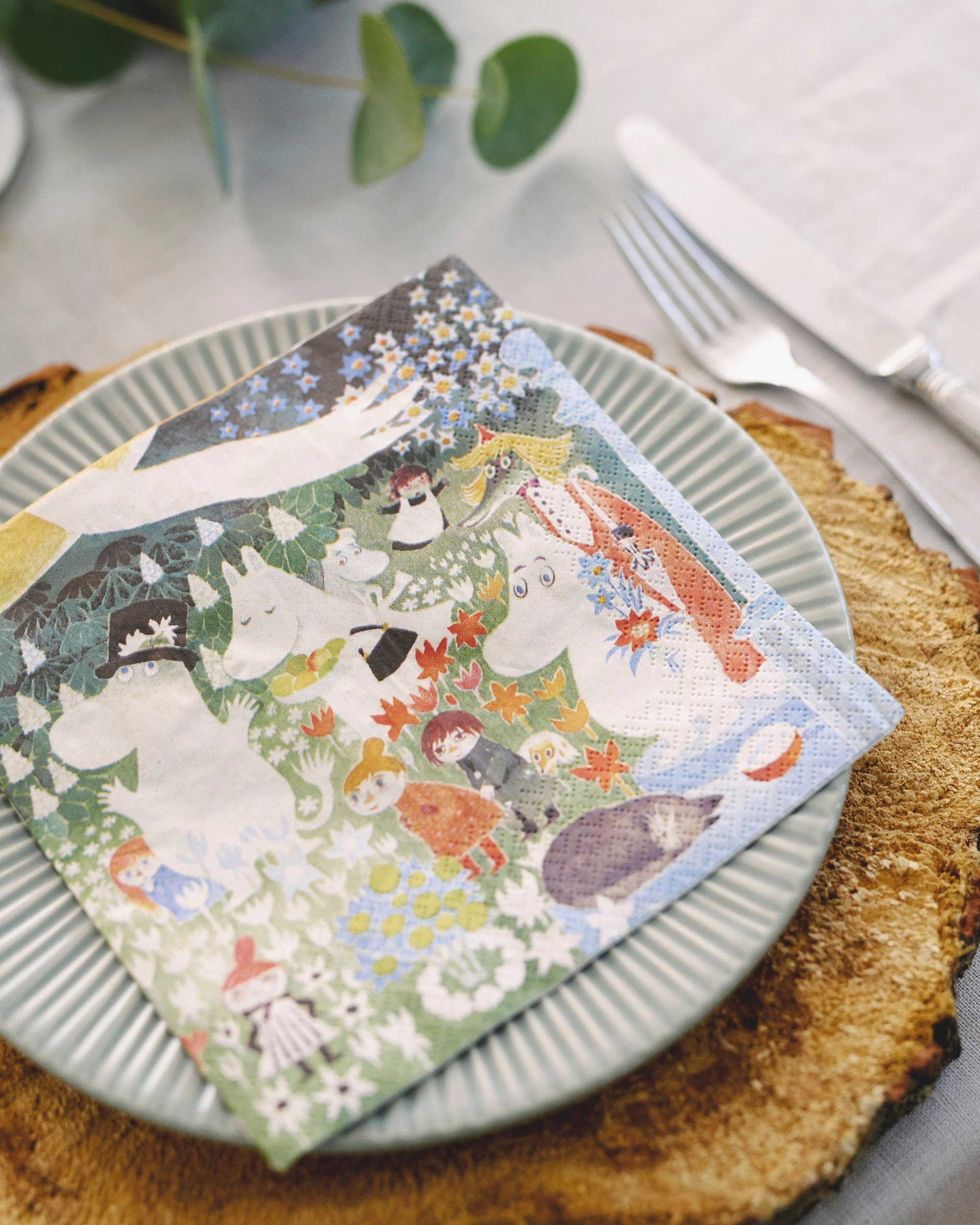 Moomins in the meadow