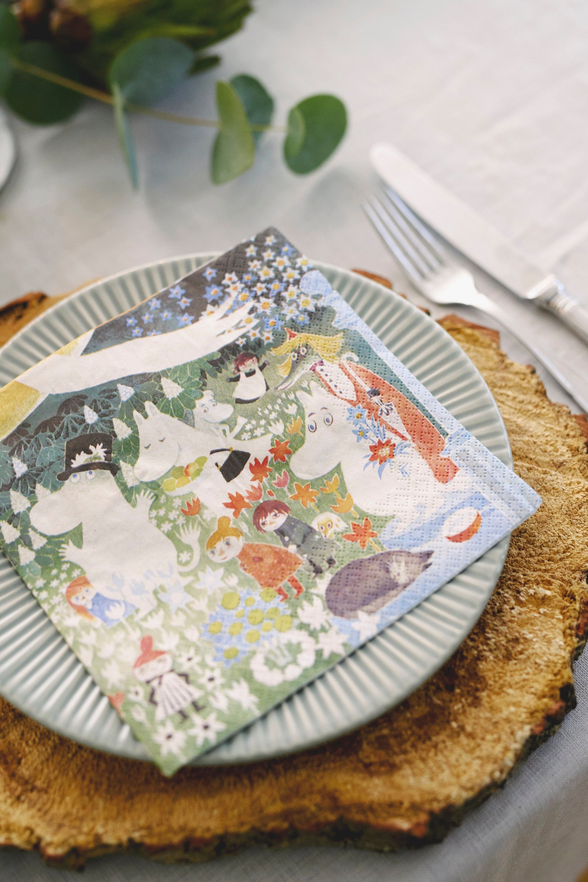 Moomins in the meadow