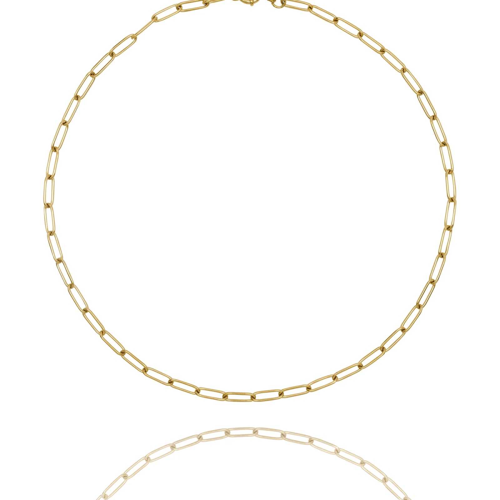 Charm Clip Chain Hálsmen (gyllt stál)