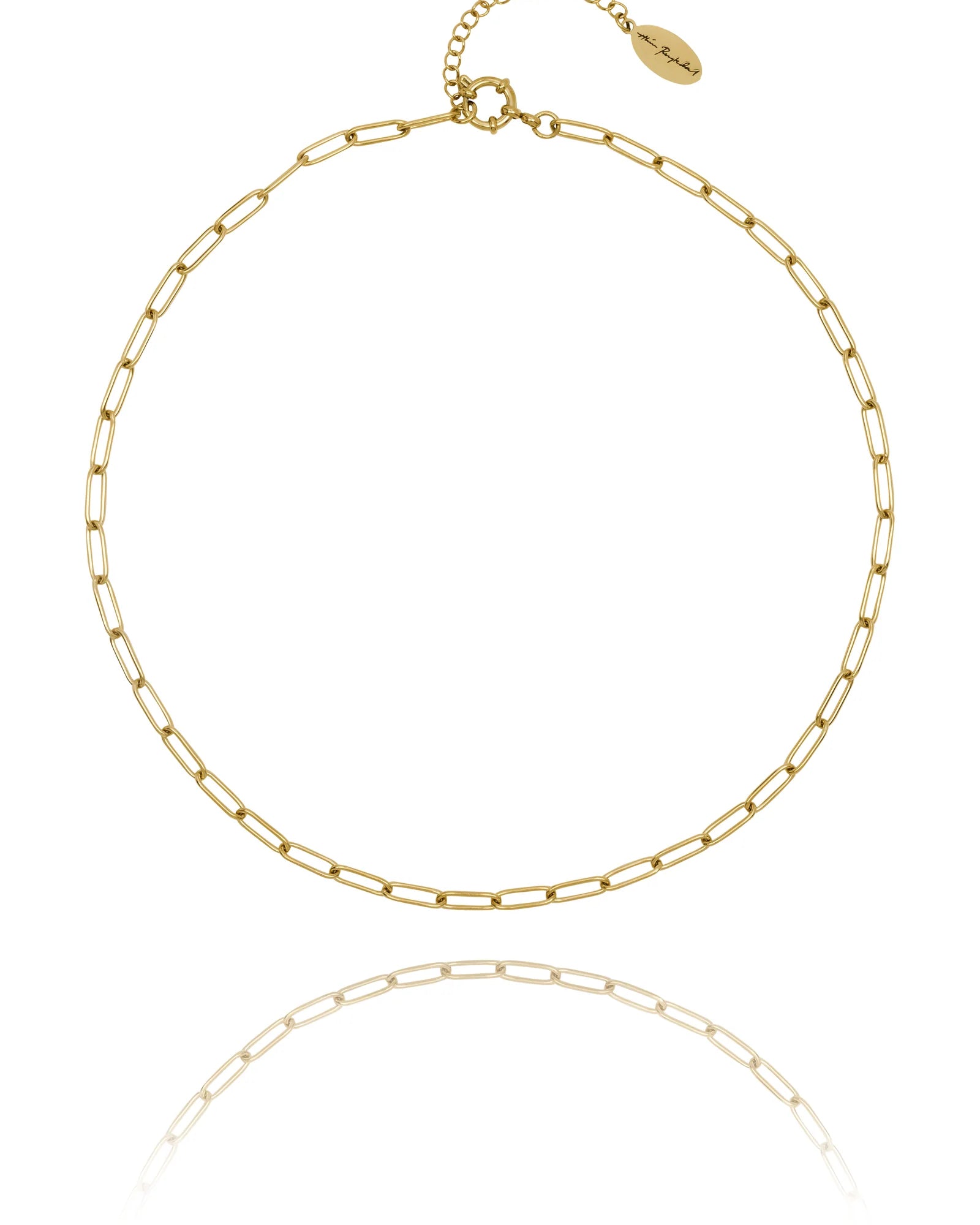 Charm Clip Chain Hálsmen (gyllt stál)
