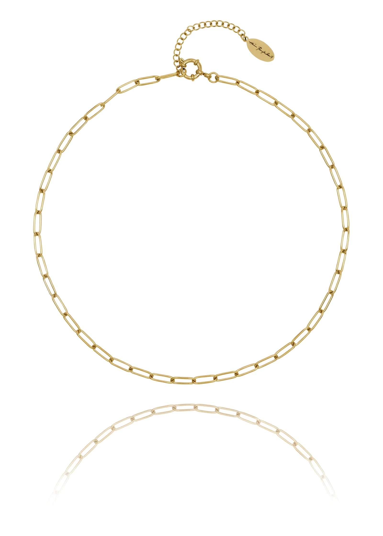 Charm Clip Chain Hálsmen (gyllt stál)