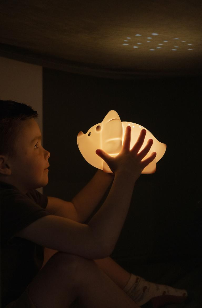 Led Borðlampi – BRODDGÖLTUR – Sandur
