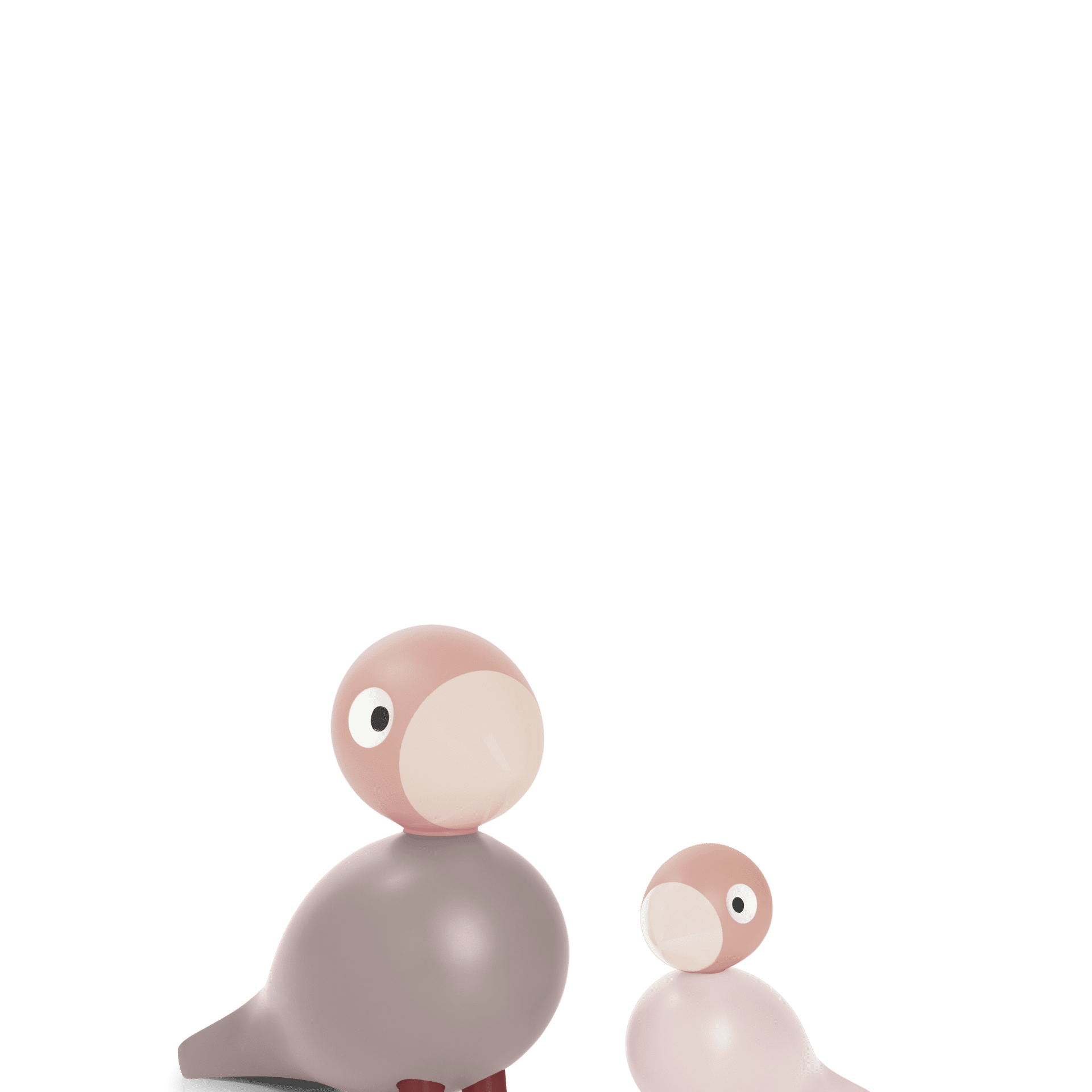 Fuglapar Liv & Lykke Bleik