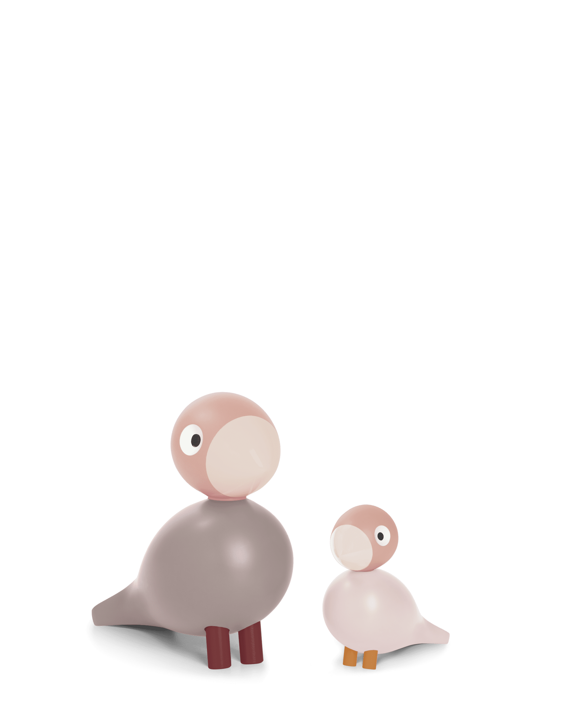 Fuglapar Liv & Lykke Bleik