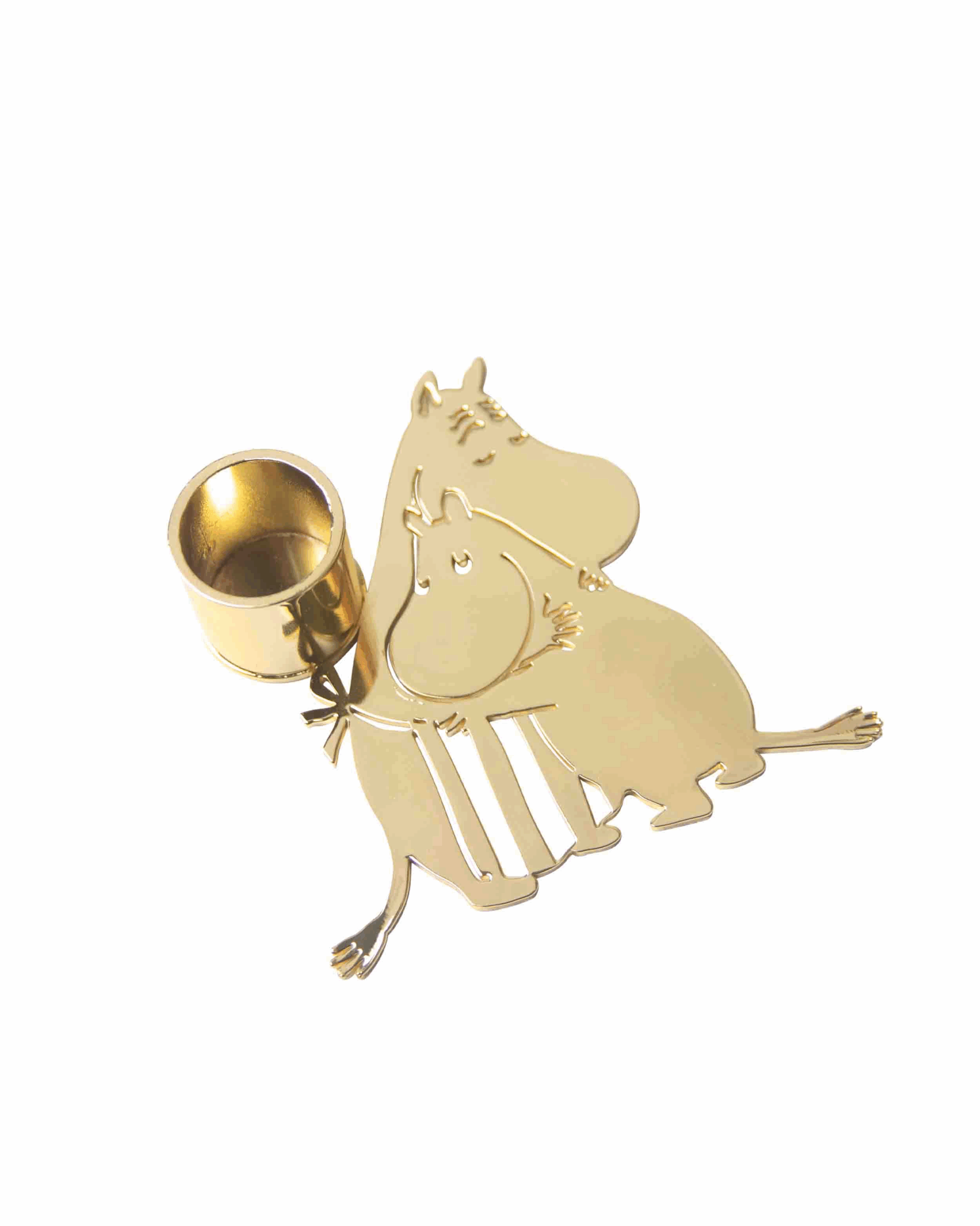 Kertastjaki – MOOMIN LOVE – gylltur