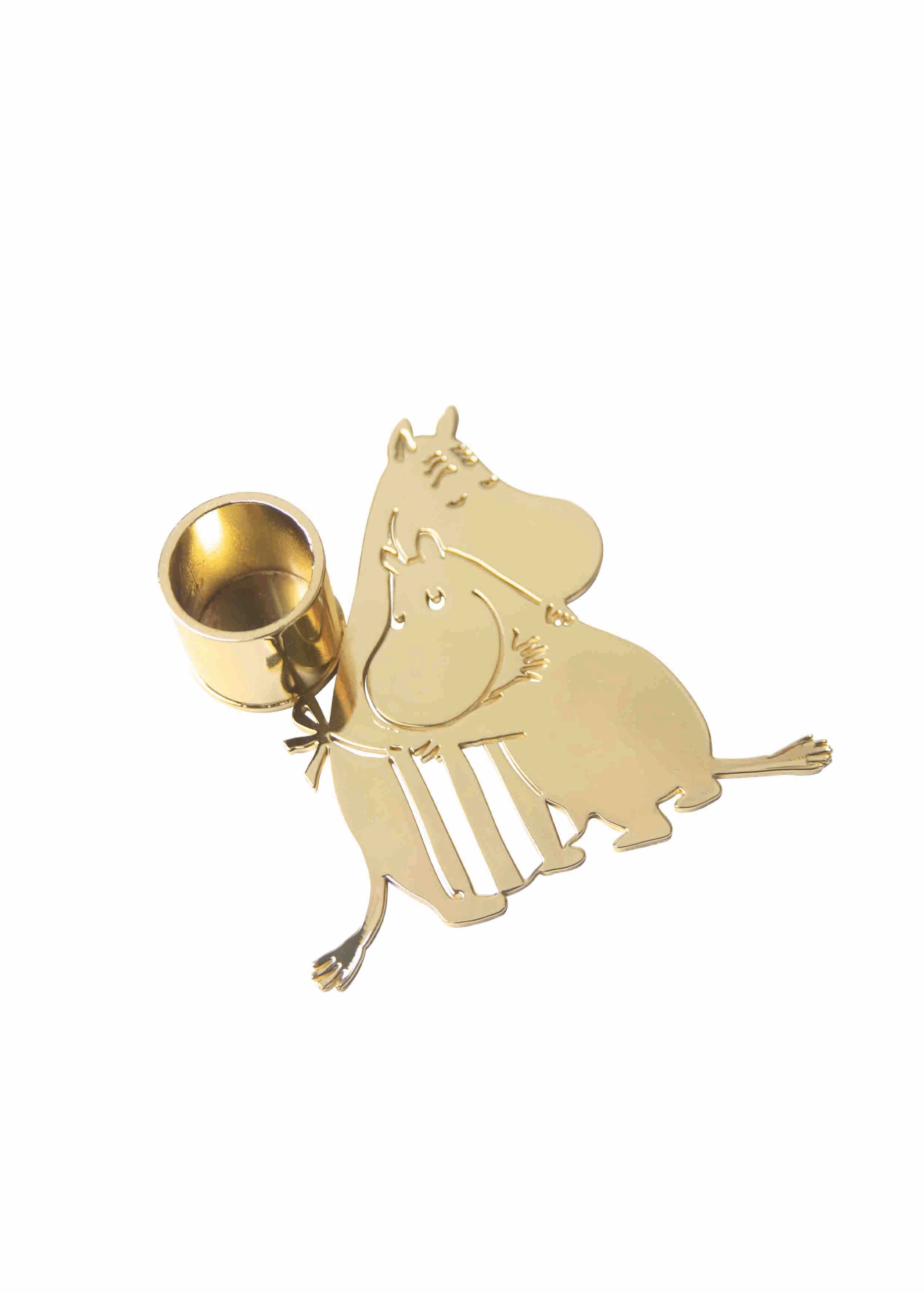 Kertastjaki – MOOMIN LOVE – gylltur
