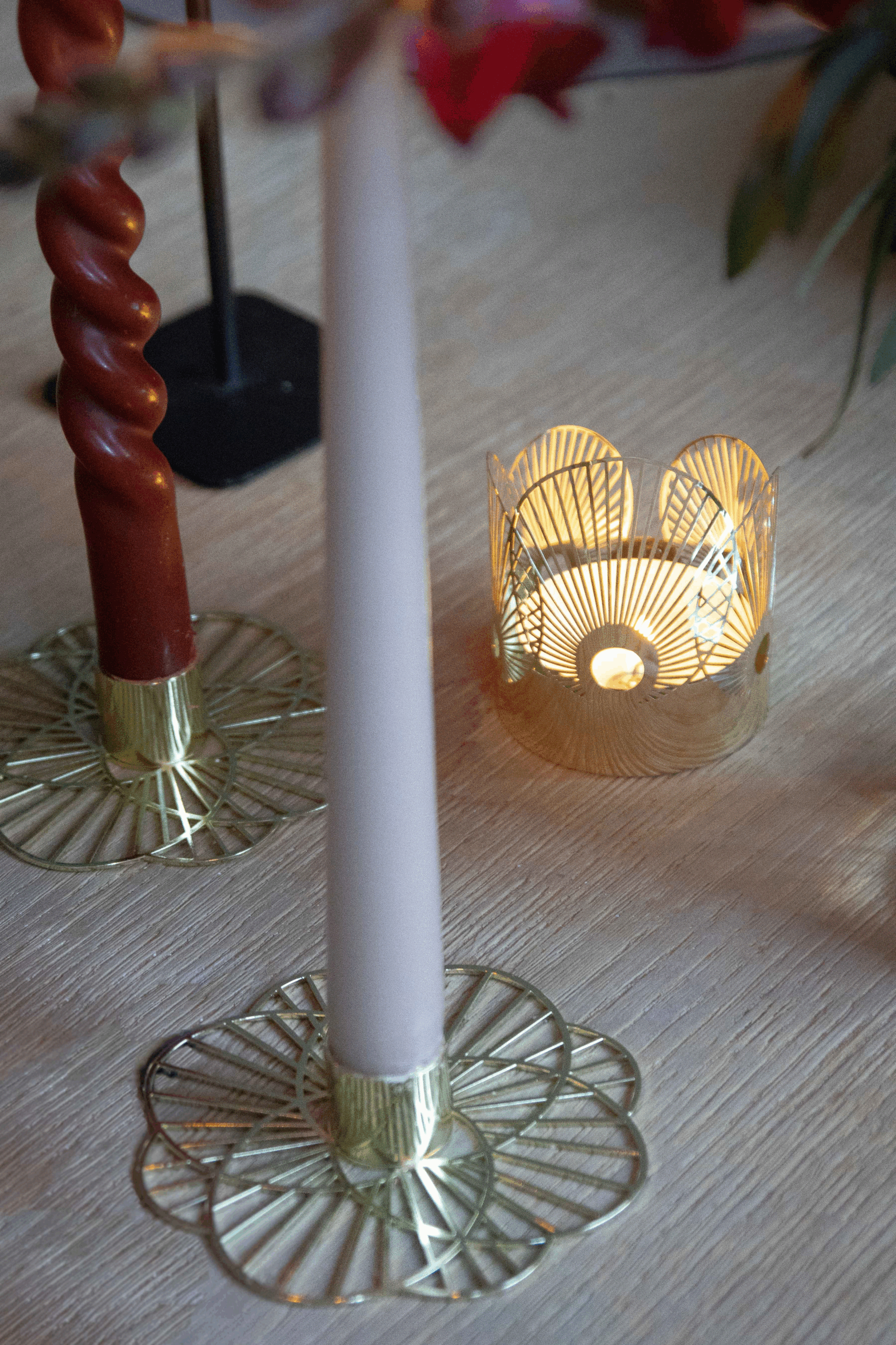 Kertastjaki – SUN– gylltur