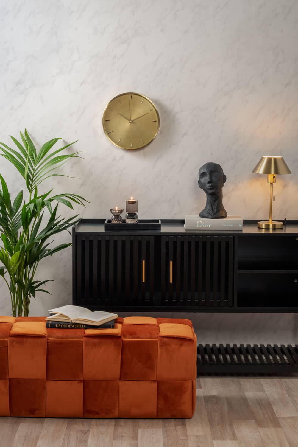 BORÐLAMPI – Office Retro – GYLLTUR