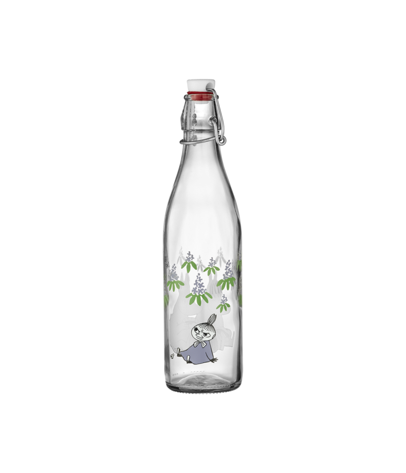 Moomin glerflaska 0,5l Elderberries