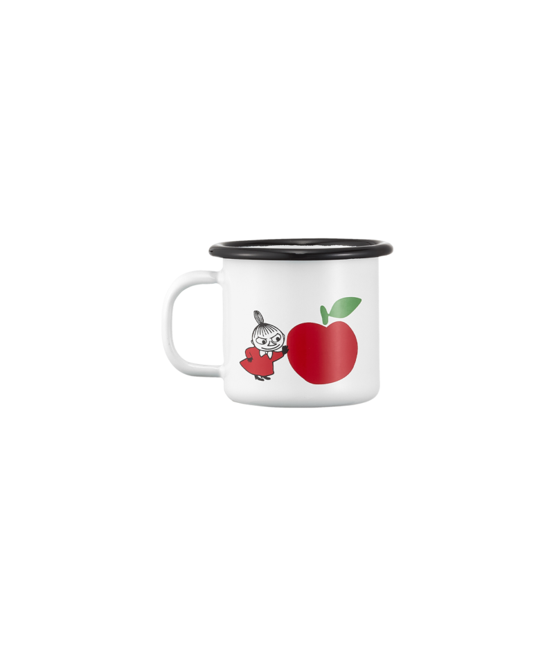 Moomin enamel mug Joyful Apples 1,5dl