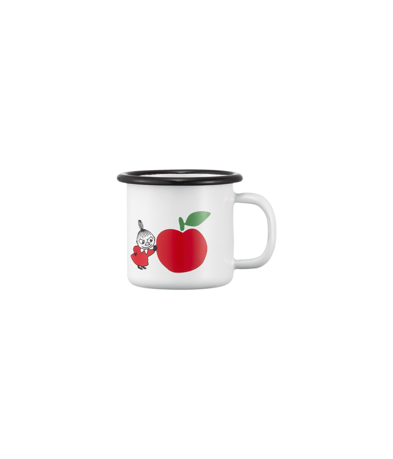 Moomin enamel mug Joyful Apples 1,5dl