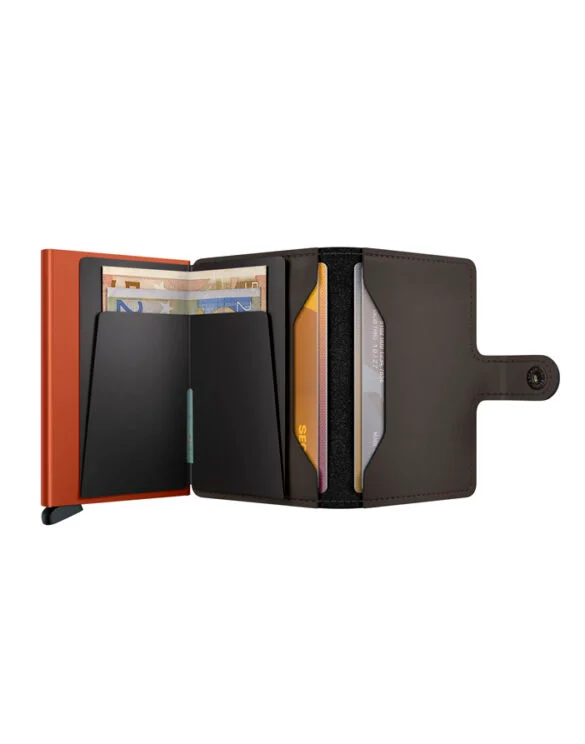 Secrid veski Matte Truffle & Orange