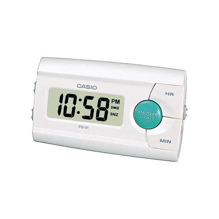 Casio stafræn vekjaraklukka með ljósi