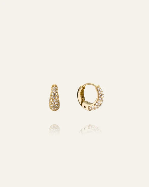 Pavé Precious Mini eyrnalokkar