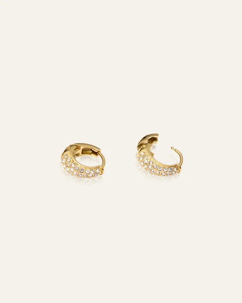 Pavé Precious Mini eyrnalokkar
