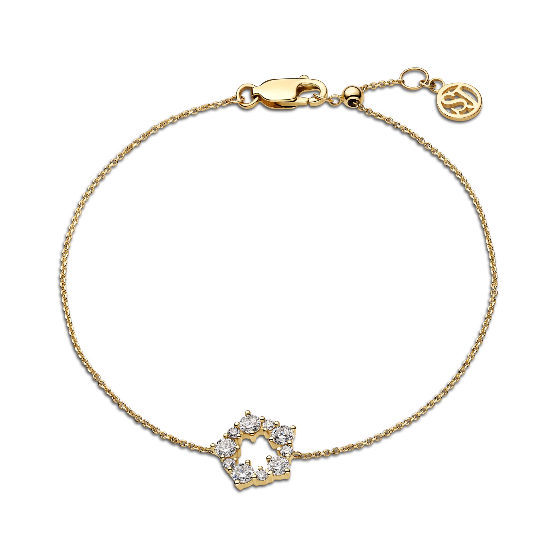 Sif Jakobs – Armband Brina – 14 kt gull – Lab grown demantar