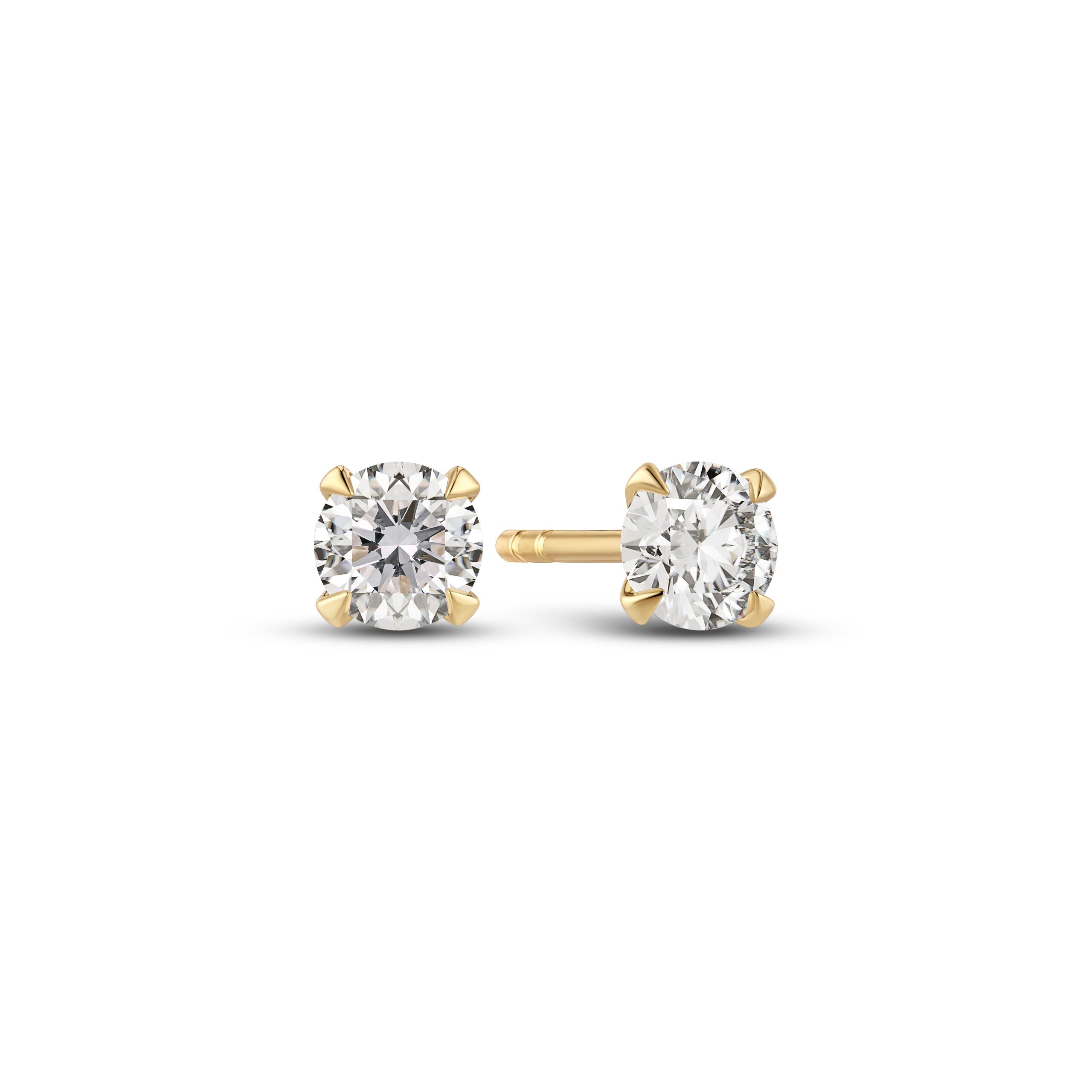 Sif Jakobs – Eyrnalokkar Solitaire Venice – 14 kt gull – Lab grown demantar