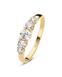 Sif Jakobs – Hringur Tiara – 14 kt gull – Lab grown demantar
