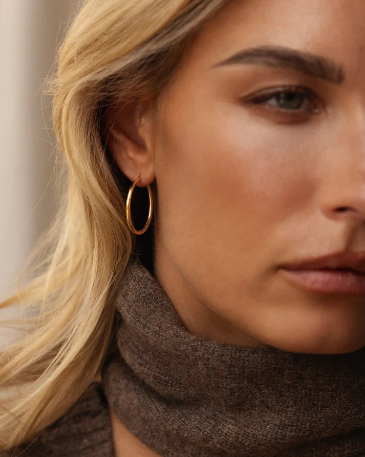 Slim Small Hoops