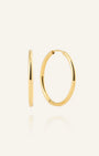 Slim Large Hoops