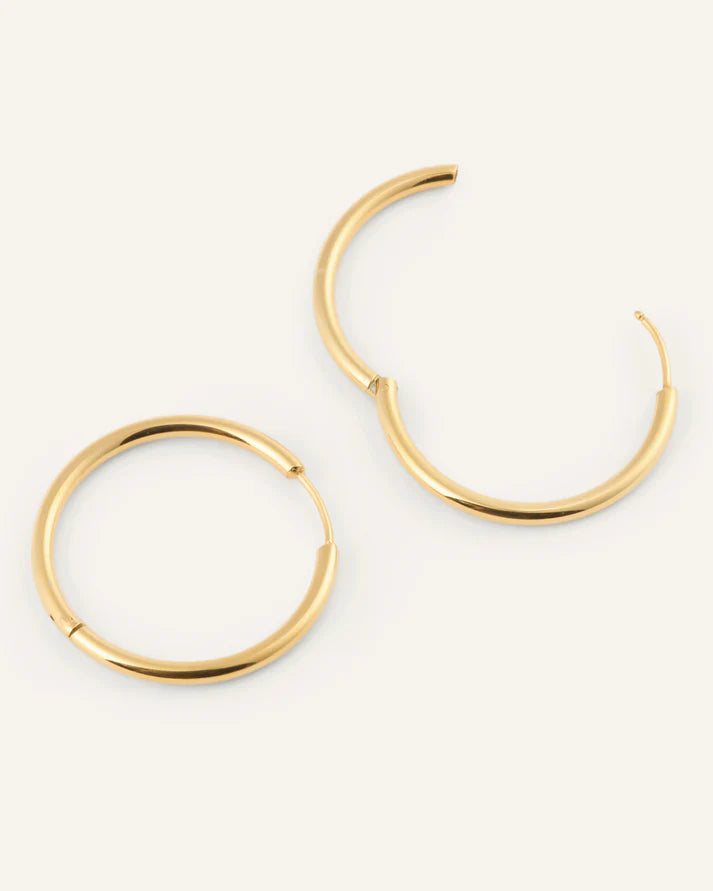 Slim Small Hoops