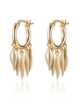 CAPE OF FEATHERS HOOP – EYRNALOKKAR – VERA DESIGN