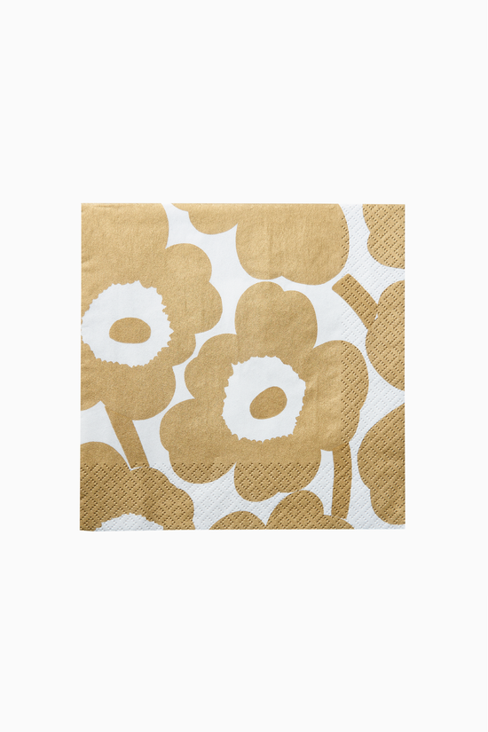 Marimekko Unikko gold napkin