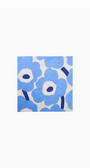 Marimekko Unikko light blue navy