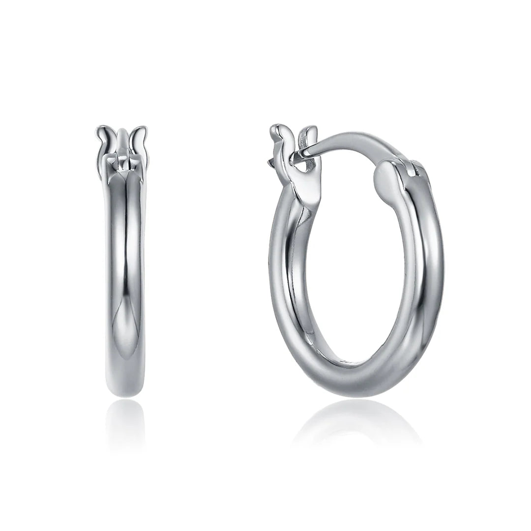 HOOP TINY EARRINGS SILVER
