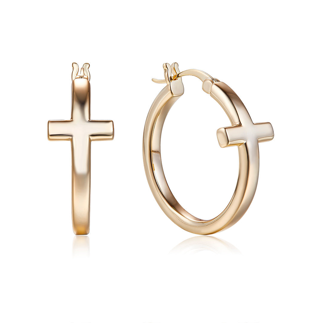 CROSS HOOP – EYRNALOKKAR – VERA DESIGN
