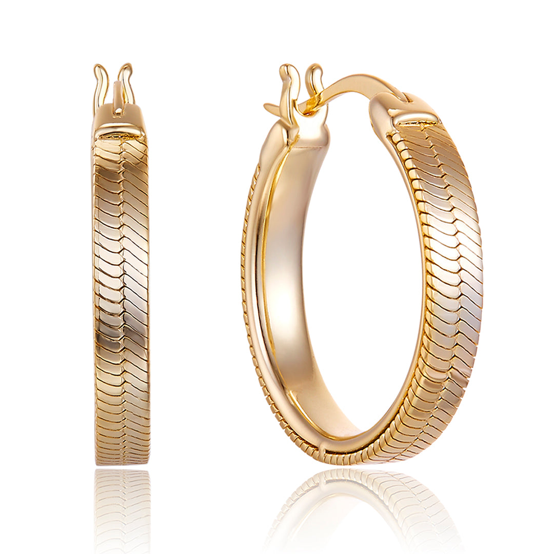 SNAKE HOOP GRANDE – EYRNALOKKAR – VERA DESIGN