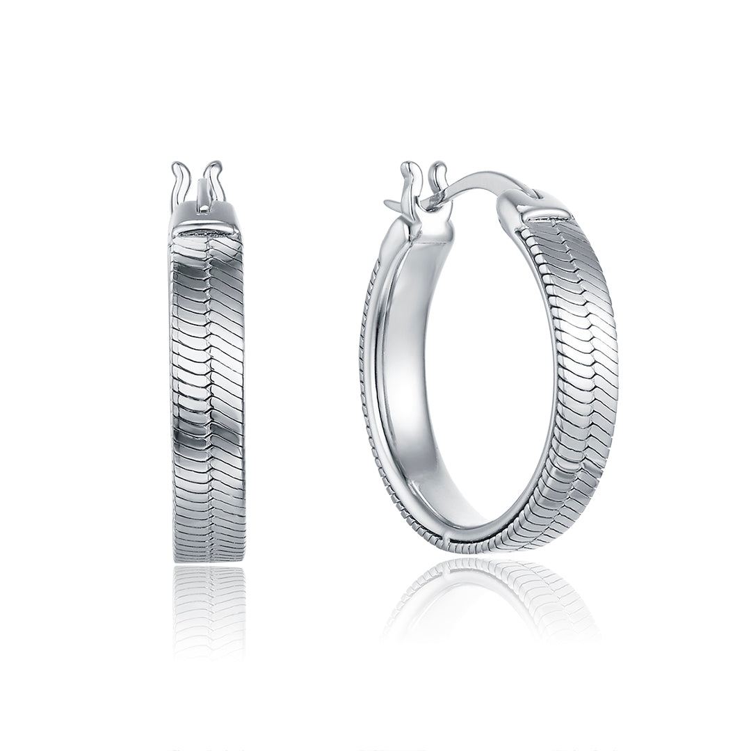 SNAKE HOOP MIDI – EYRNALOKKAR – VERA DESIGN