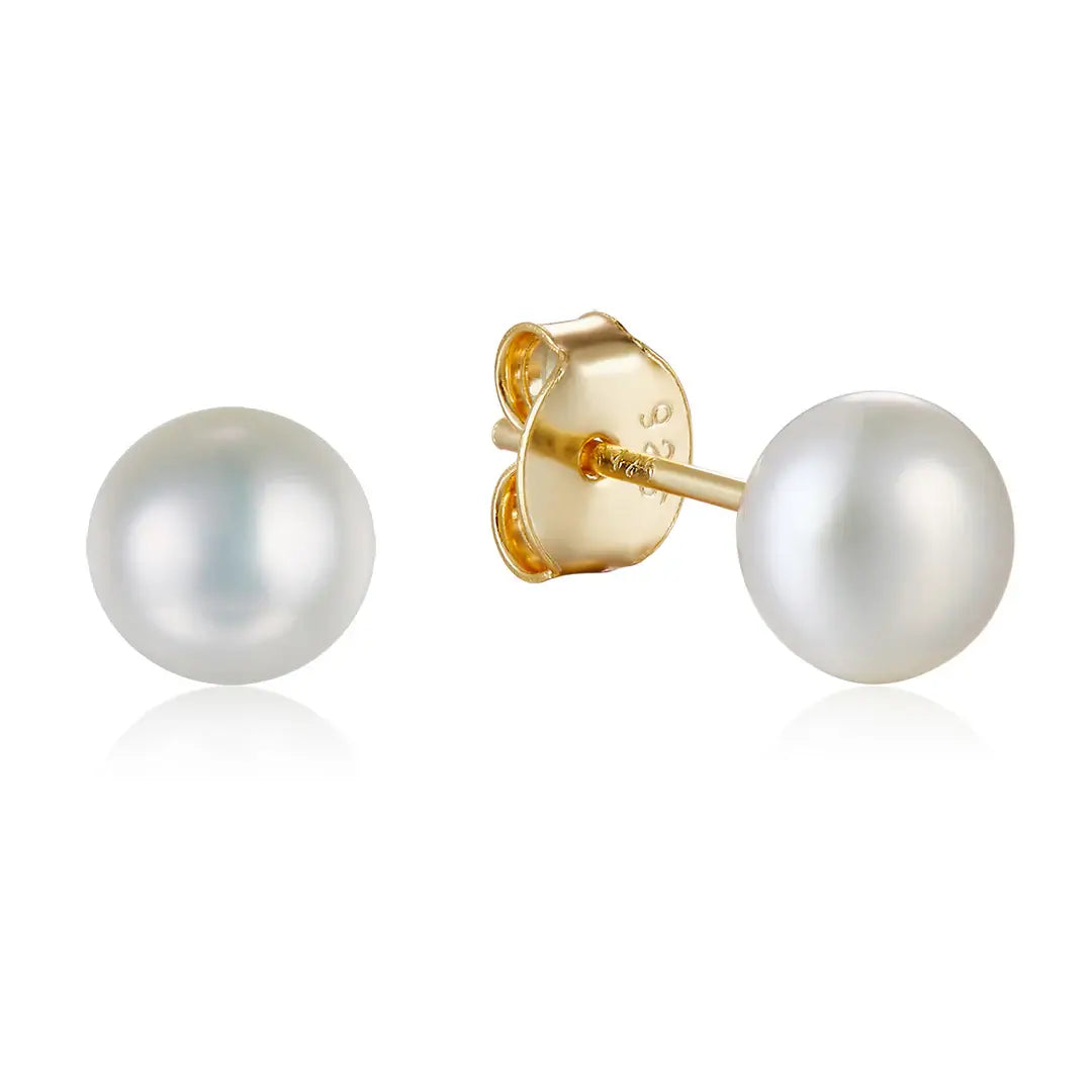 PEARL STUD- EYRNALOKKAR - VERA DESIGN