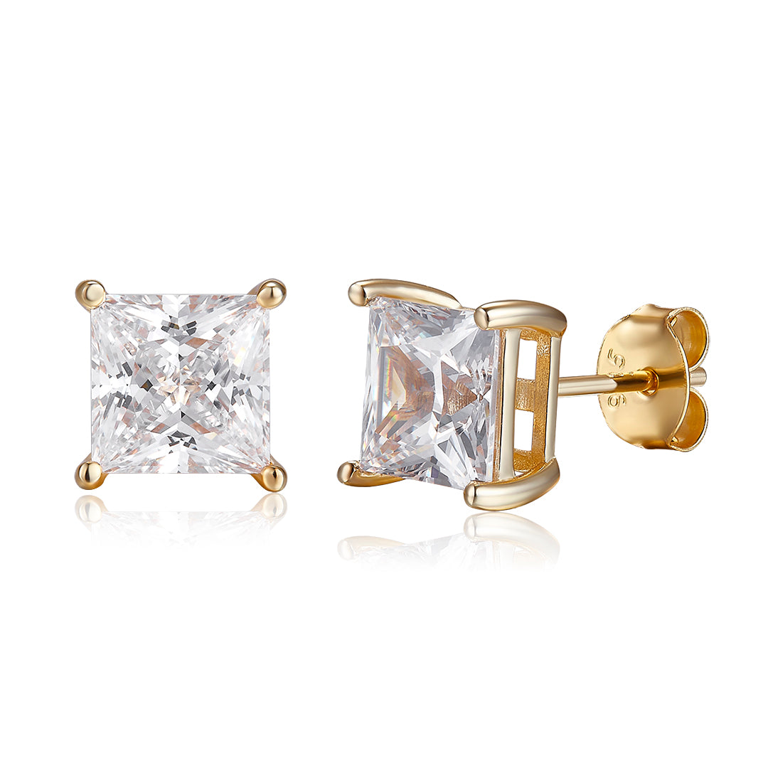 SQUARE STUD – EYRNALOKKAR – VERA DESIGN