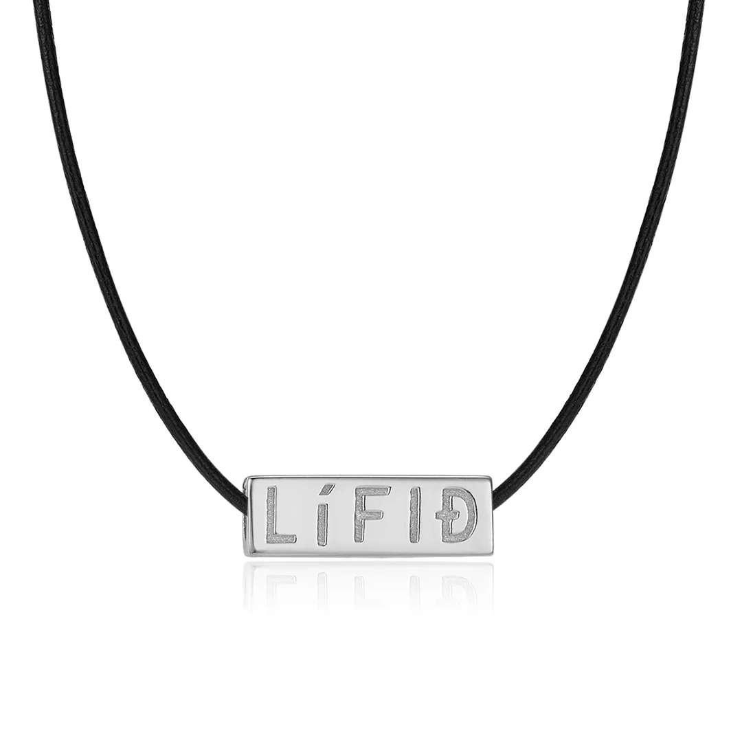 KRAFTUR FOR LIFE PENDANT SILVER-BLACK