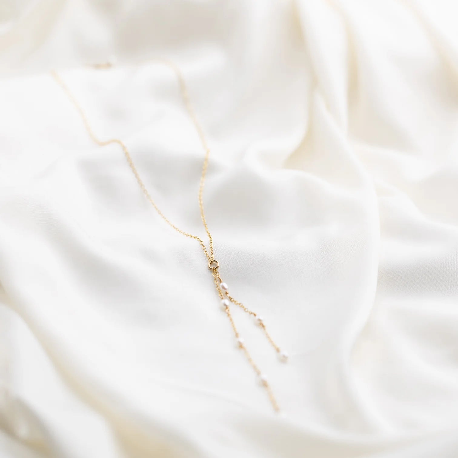 Waterfall Pearl Necklace