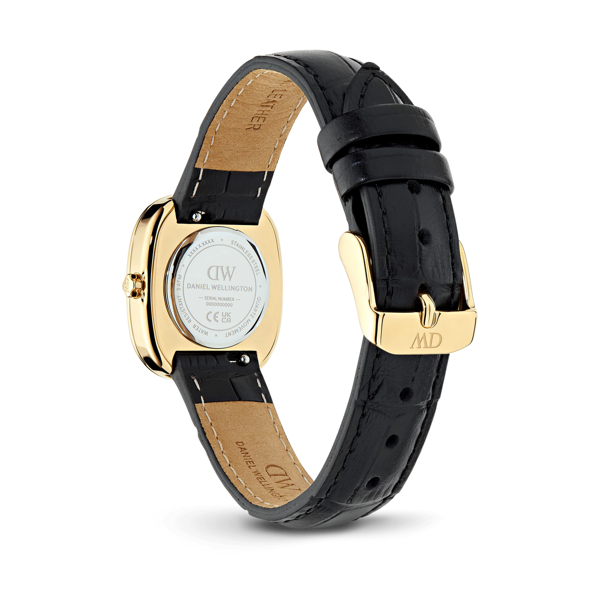 Corta Black-Croc Gold