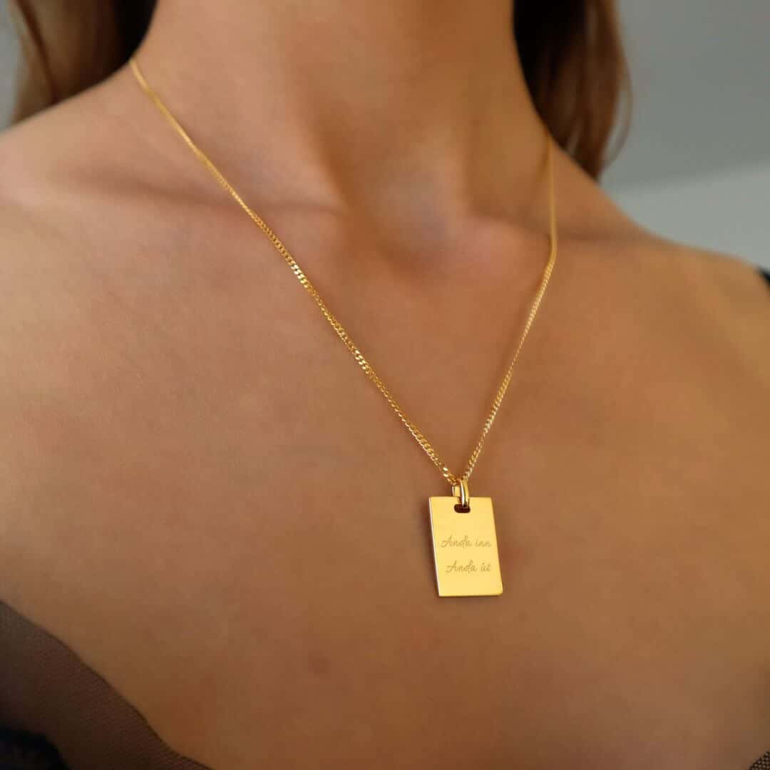 Inspo Hálsmen Anda inn Anda út