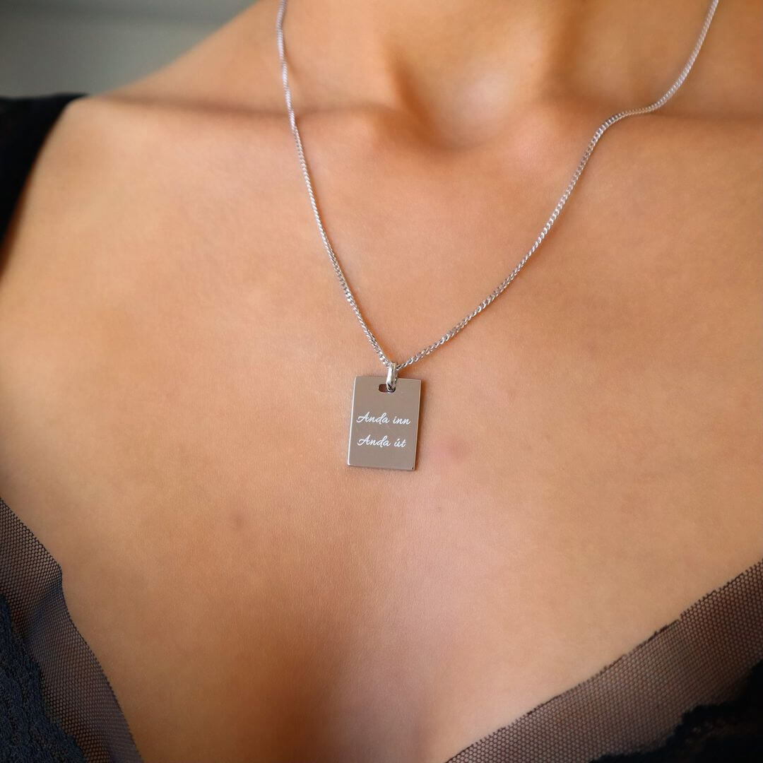 Inspo Hálsmen Anda inn Anda út