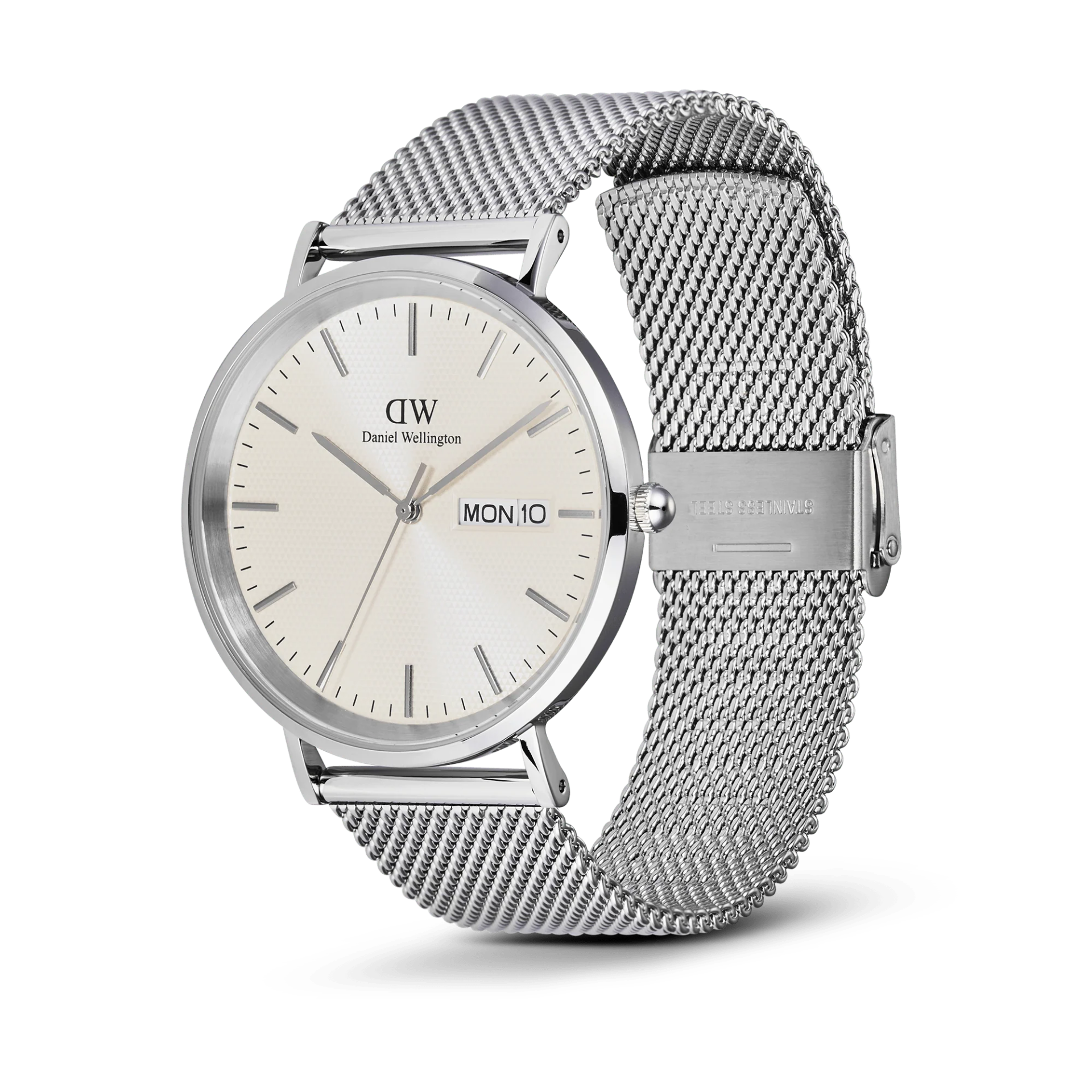 DANIEL WELLINGTON 40 mm Classic Day Display Sterling Champagne
