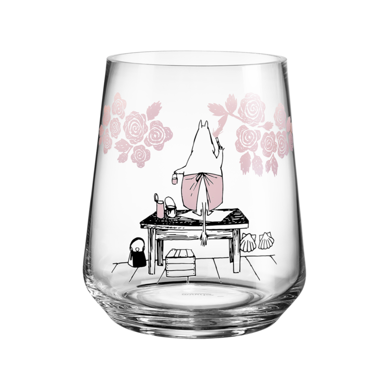 Moomin gler vasi/kertastjaki Roses 17,5cm