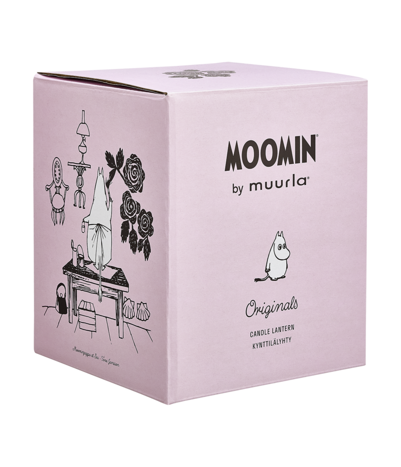 Moomin gler vasi/kertastjaki Roses 17,5cm