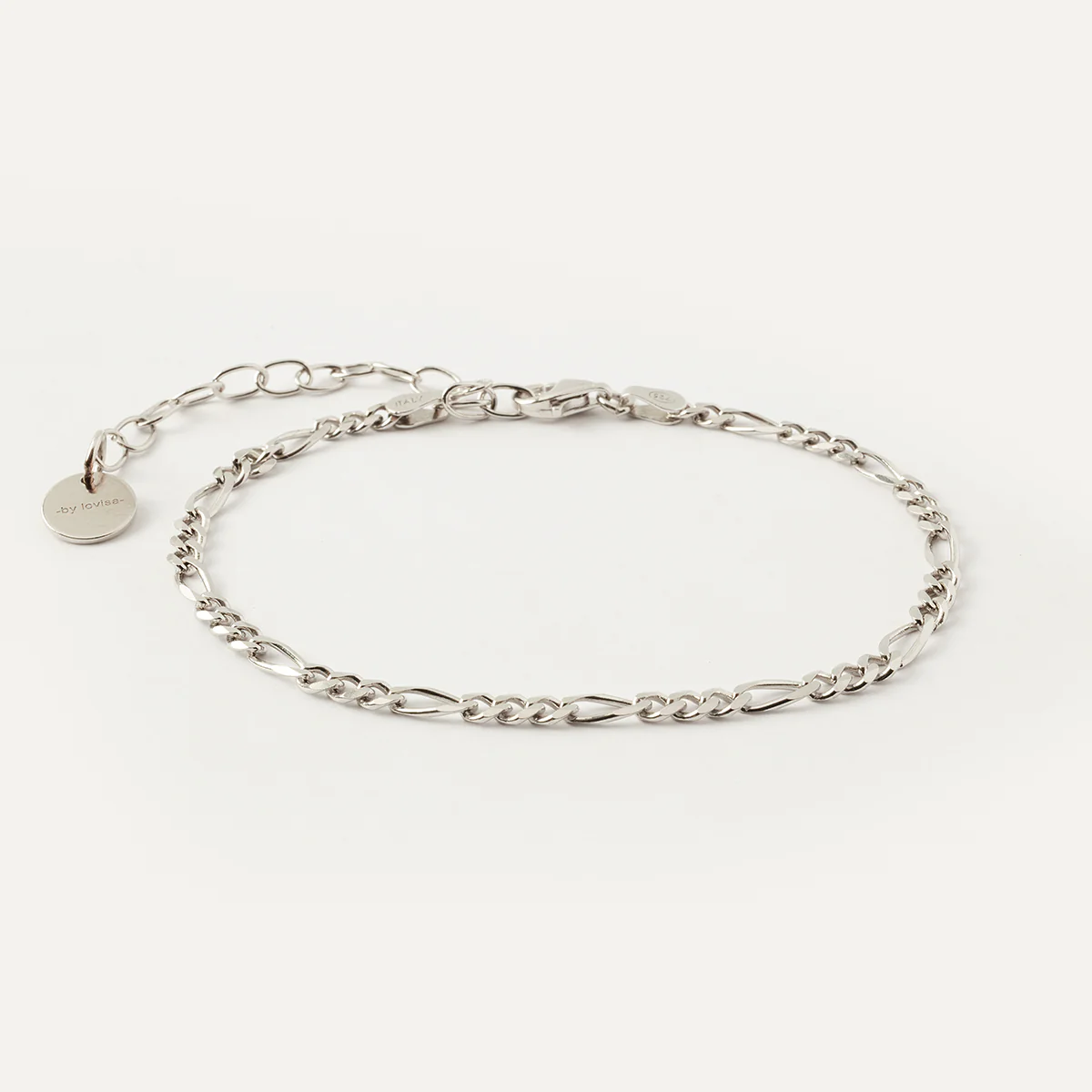 BY•L - FIGARO HERRAR ARMBAND - RHODIUM