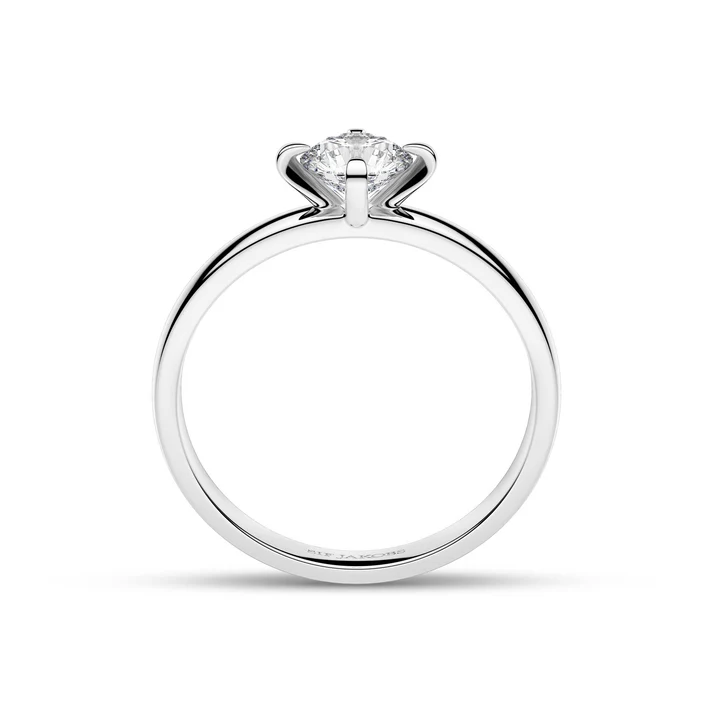 Sif Jakobs – Hringur Solitaire Venice – 14 kt gull – Lab grown demantar