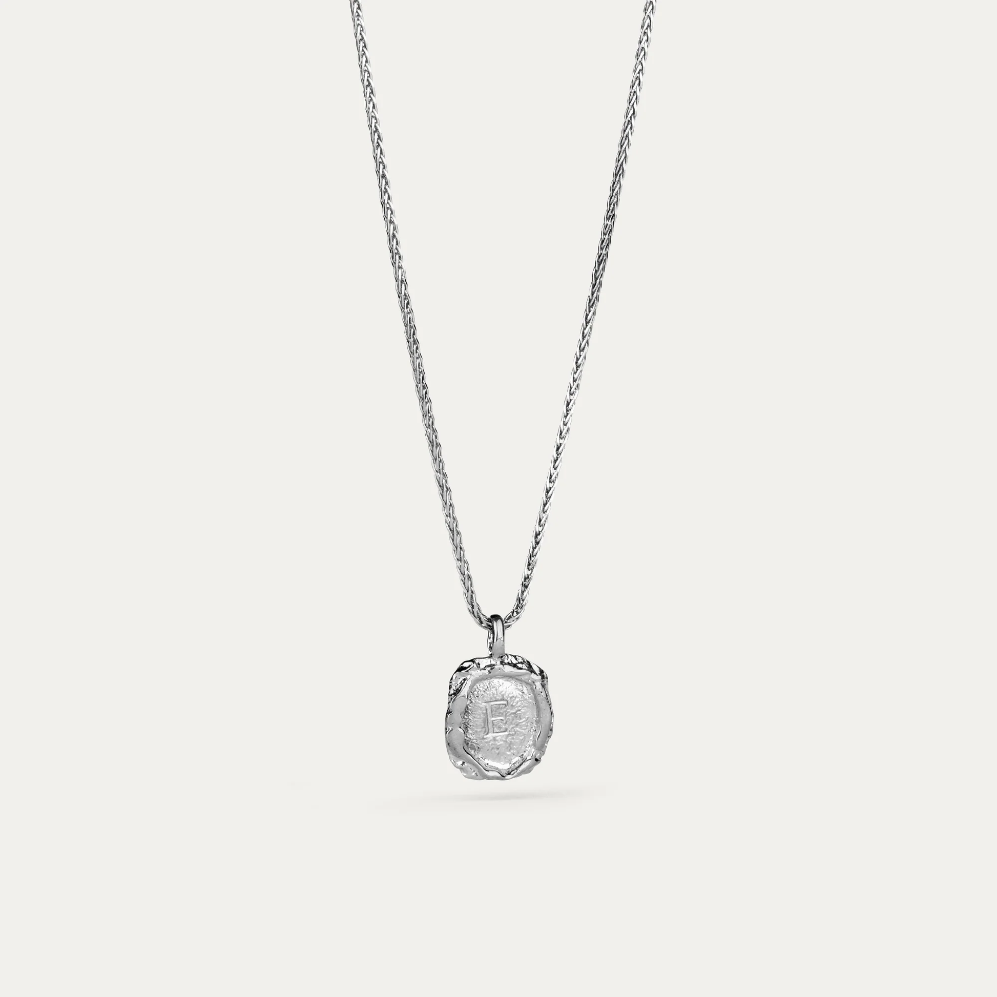 BY•L – STORMUR SIGNET HÁLSMEN PLATA ROUND - LÍTIÐ