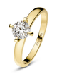 Sif Jakobs – Hringur Solitaire Venice – 14 kt gull – Lab grown demantar