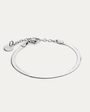 BY•L - HRYGG MIRROR ARMBAND MJÓTT - RHODIUM