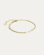 BY•L – FROST ARMBAND M/ KEÐJU Á MILLI – GYLLT