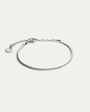 BY•L – CUBE ARMBAND FÍNLEGT - RHODIUM